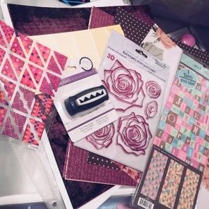 🎀 HUGE Scrapbooking Supplies Mystery Box Artist Art Junk Journals Photo